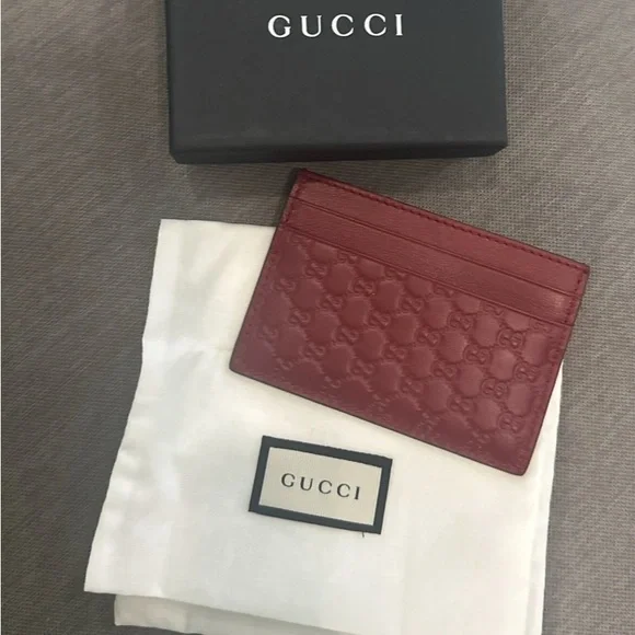 Gucci GG Microguccissima Cardholder Card Case - Picture 2 of 6
